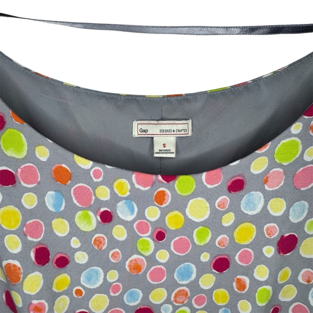 GAP Multicolor Polkadot Print Mini Dress | Size Small - Picture 6 of 9